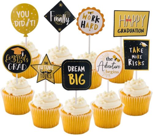 Graduation cupcake toppers from amazon