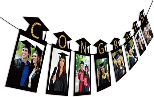 Graduation photo banner from amazon