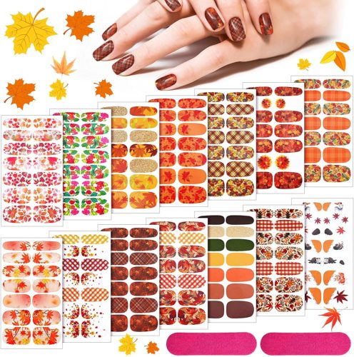 Fall nail art decals from amazon