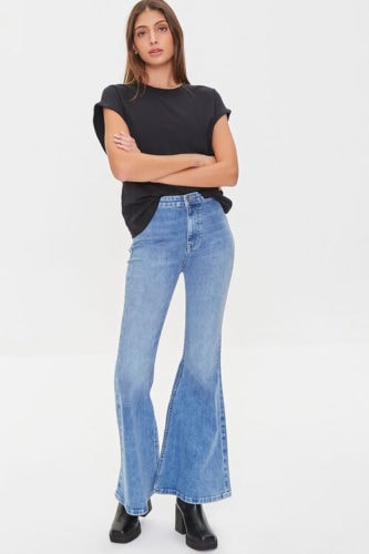 70s style clothing: Flared Jeans from Forever 21
