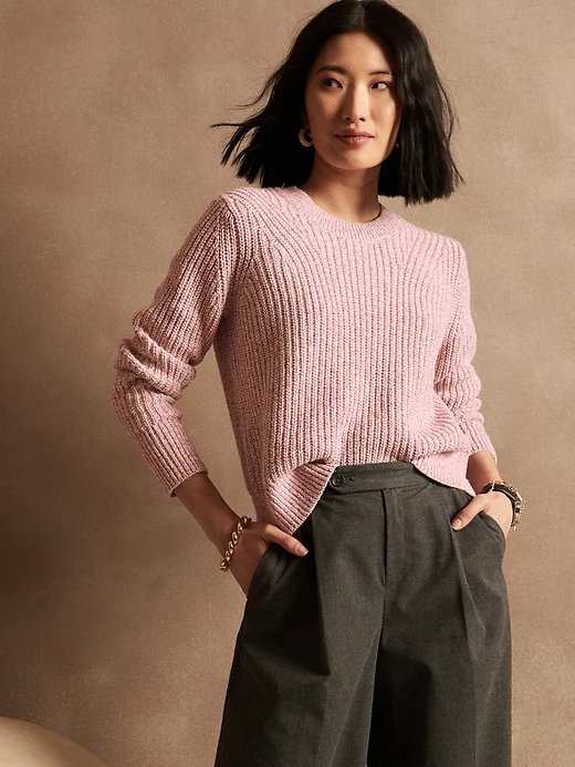 Pink Mockneck Sweater - A Blonde's Moment