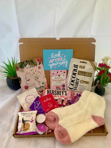 Ultimate pamper spa care package from Etsy