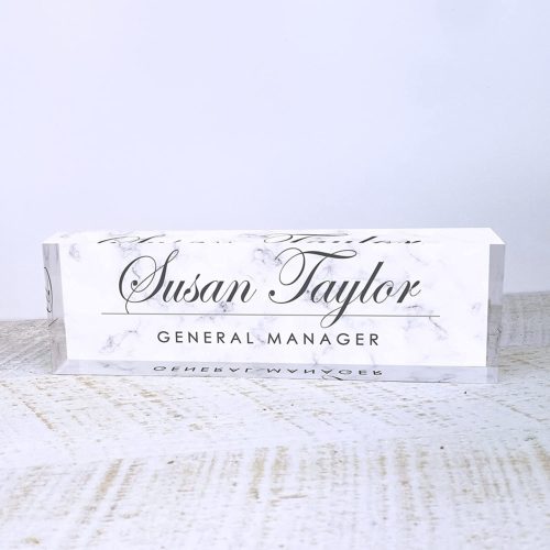 Customized desk name plate from amazon - gifts for law school graduation