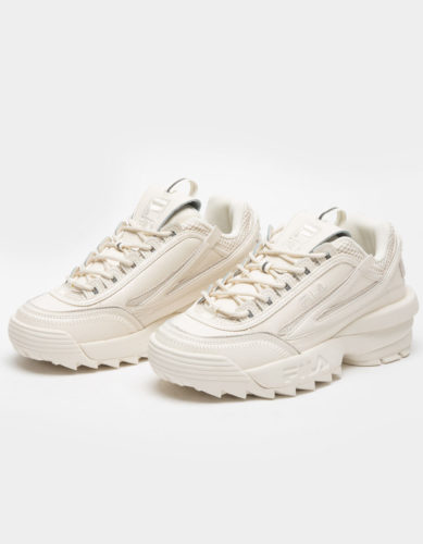 Fila Platform Sneakers in off white