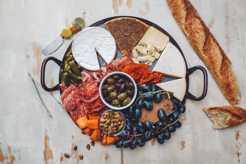 Charcuterie board photo from unsplash - summer bucket list ideas