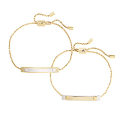 Madewell mixed metal friendship bracelets