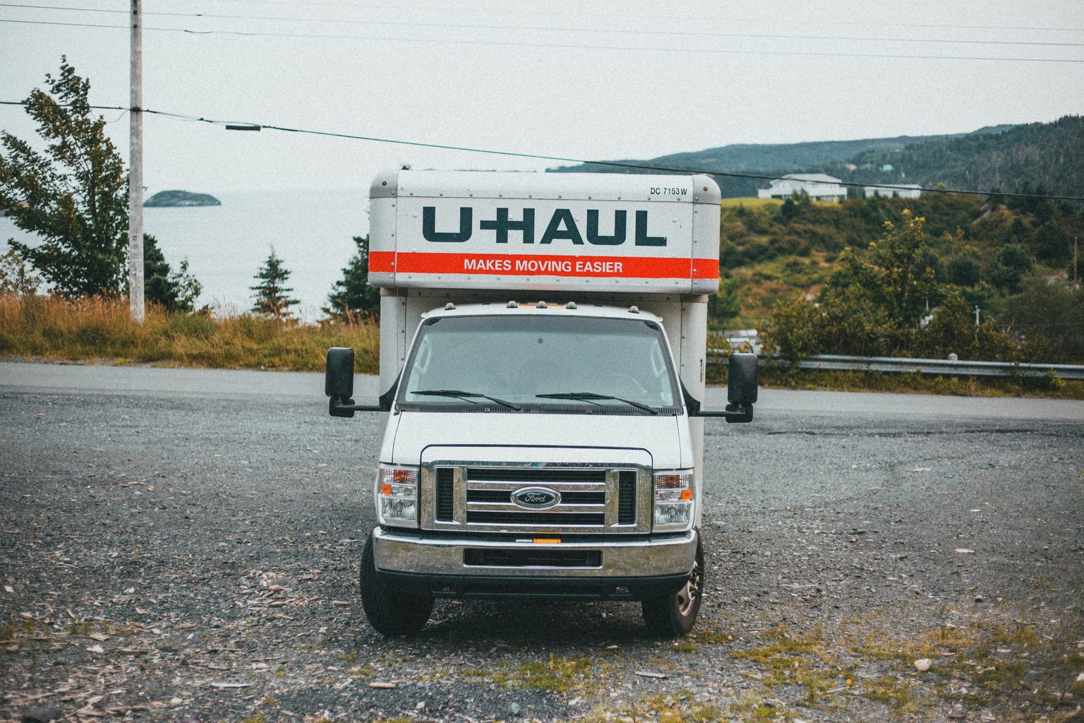 Photo of a U-haul truck
