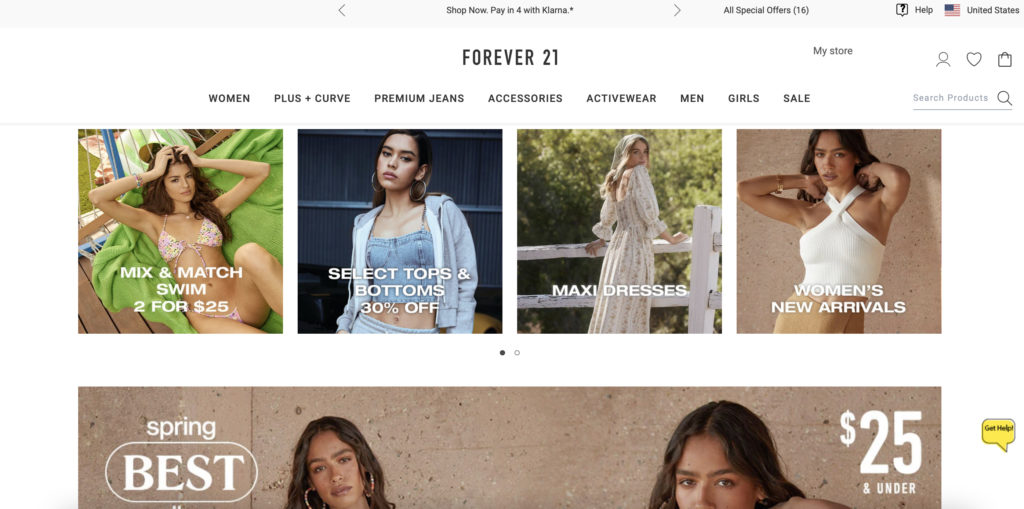 Best stores for fashion on a budget: Cheap shopping sites. Forever 21 - cheap clothing stores