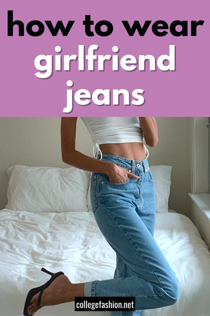 How to wear girlfriend jeans header image with women in girlfriend jeans