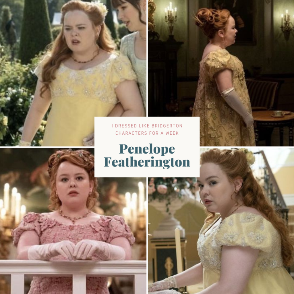 Penelope Featherington in Season 2 of Bridgerton