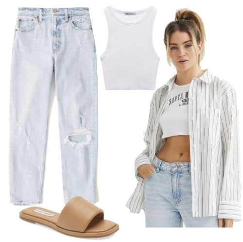 Spring Girlfriend Jeans Outfit