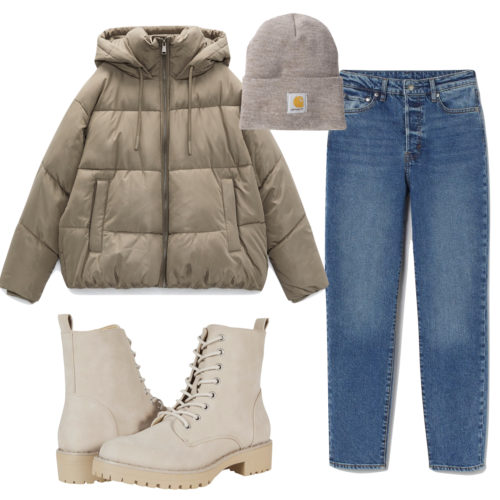 Winter Girlfriend Jeans Outfit