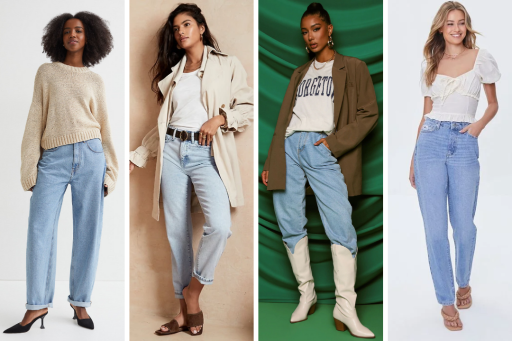 Baggy Mom Jeans Outfits