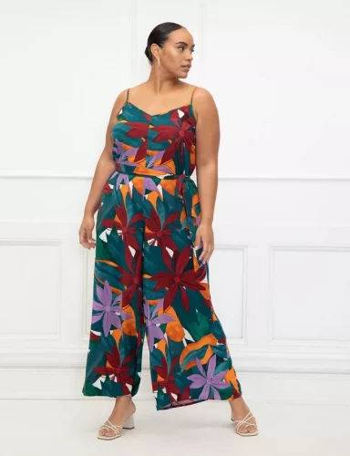 Tank multicolor dressy jumpsuit