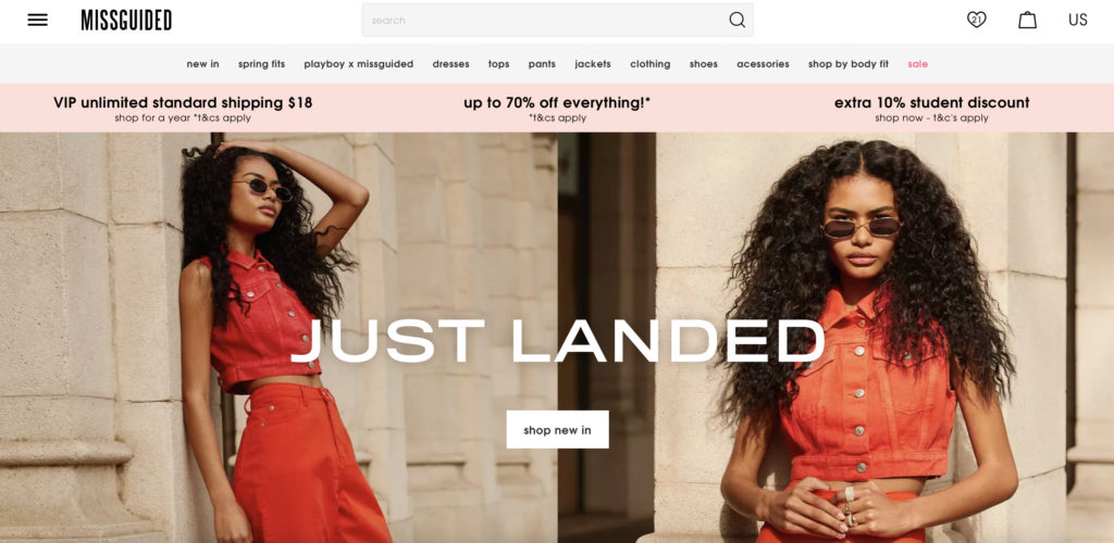 Best stores for fashion on a budget: Cheap shopping sites. Missguided