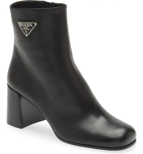 Prada Square Toe Booties