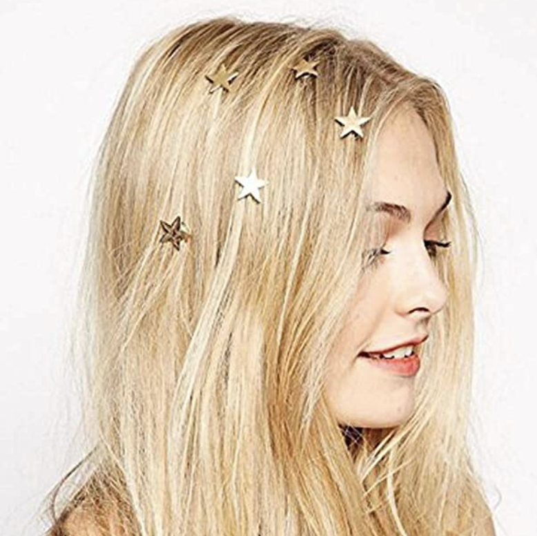 Star shaped hair jewelry