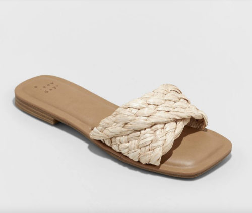 Target Raffia Slide Sandals