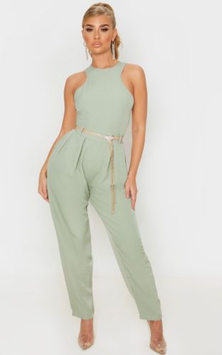 Sage green jumpsuit