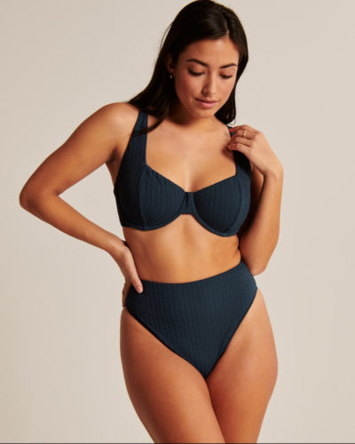 Abercrombie & Fitch Navy Underwire Bikini