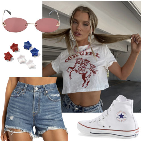 4 Cute Outfit Ideas For A July 4th Party