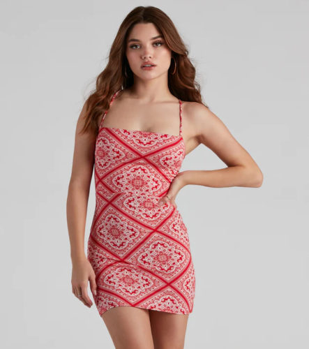 Windsor Paisley Mini Dress