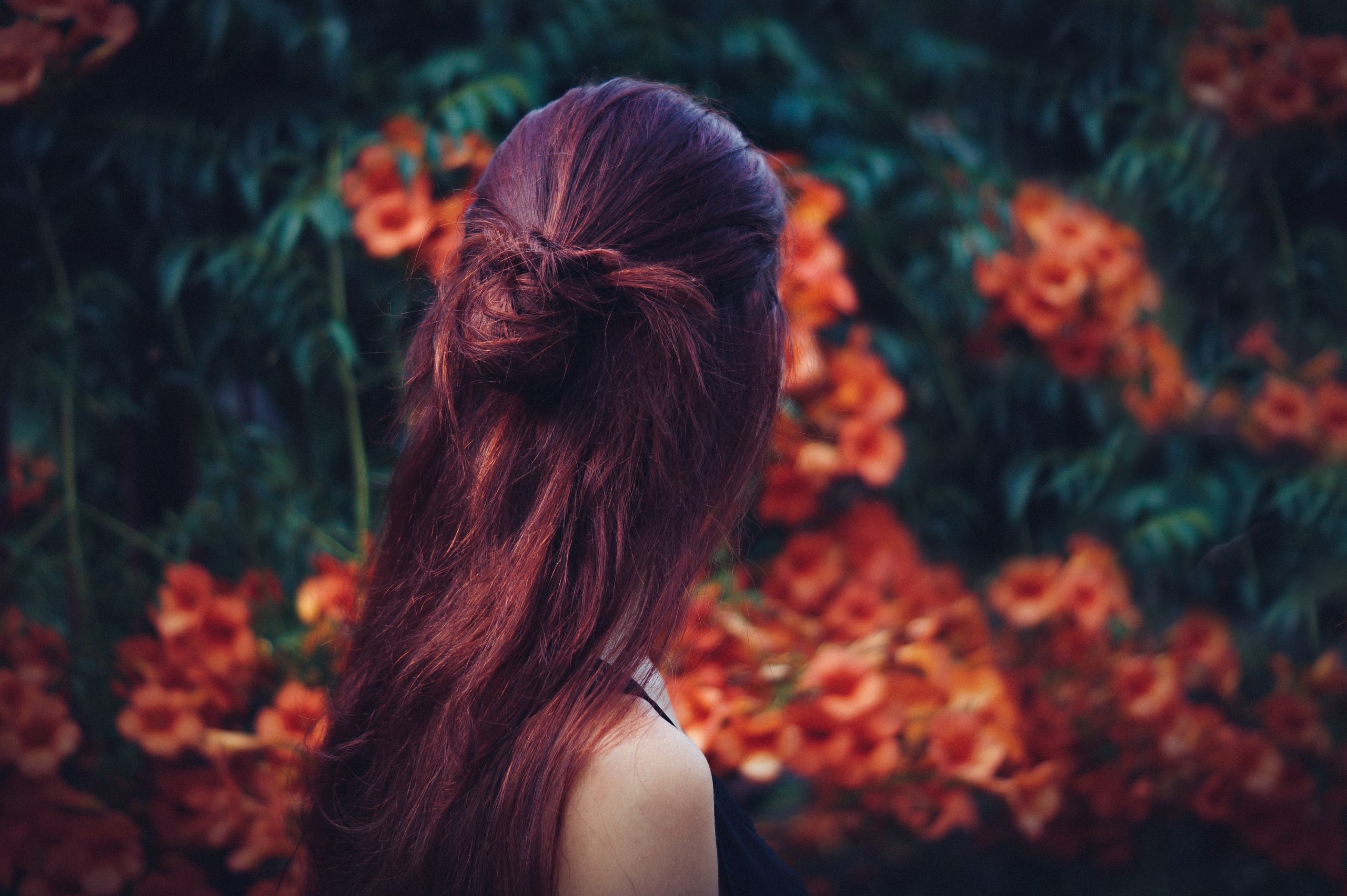 Red hair from unsplash