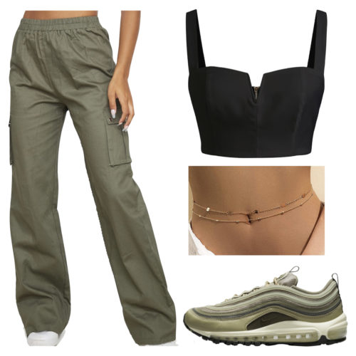 Baddie Crop Top Outfit