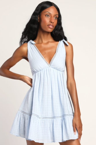 Lulus Babydoll Mini Dress