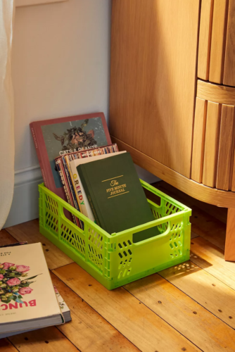 Colorful storage crate from Urban Outfitters