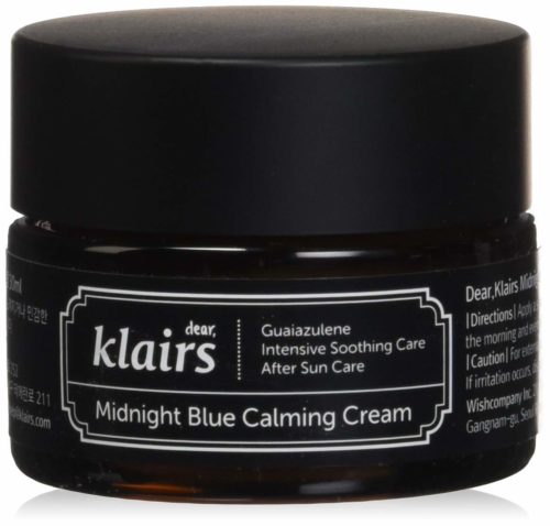 Klairs midnight blue calming cream.