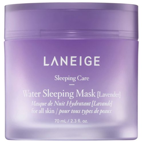 Laneige lavender water sleeping mask.