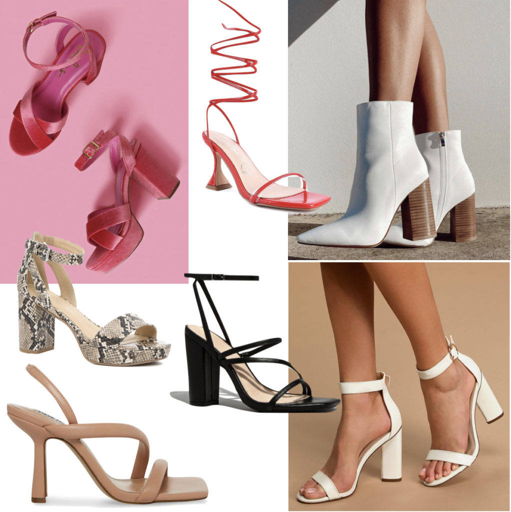 College Fancy Shoes Heels - platform heels, lace-up heels, ankle-strap sandals, pointed toe ankle booties