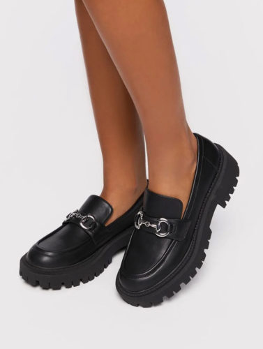 Forever 21 Platform Lug Sole Loafers