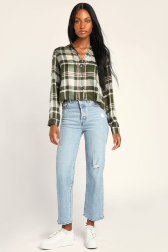 Lulus Plaid Shirt