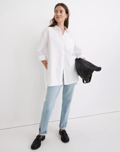 Lulus Oversized Button Down Shirt