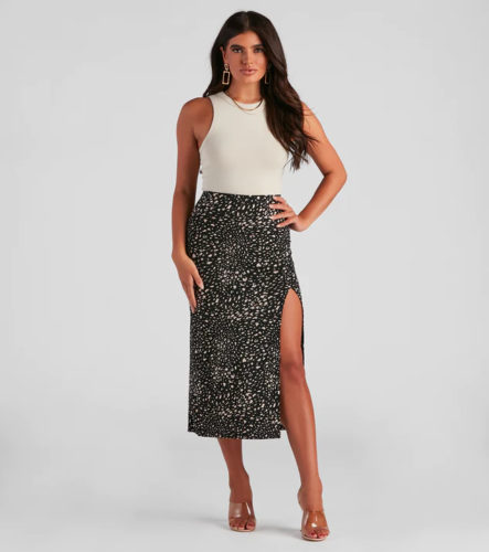 Windsor Midi Skirt for Brunch