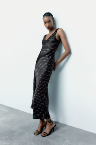 Zara Polka Dot Maxi Dress