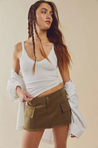 Free People Nordstrom Utility Mini Skirt