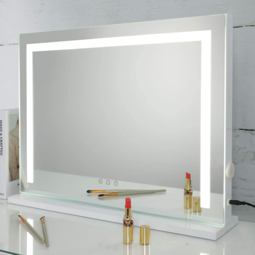 Touch screen makeup vanity