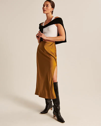 AF Ochre Slip Skirt