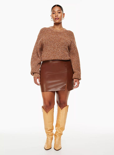 Aritiza Faux Leather Mini Skirt