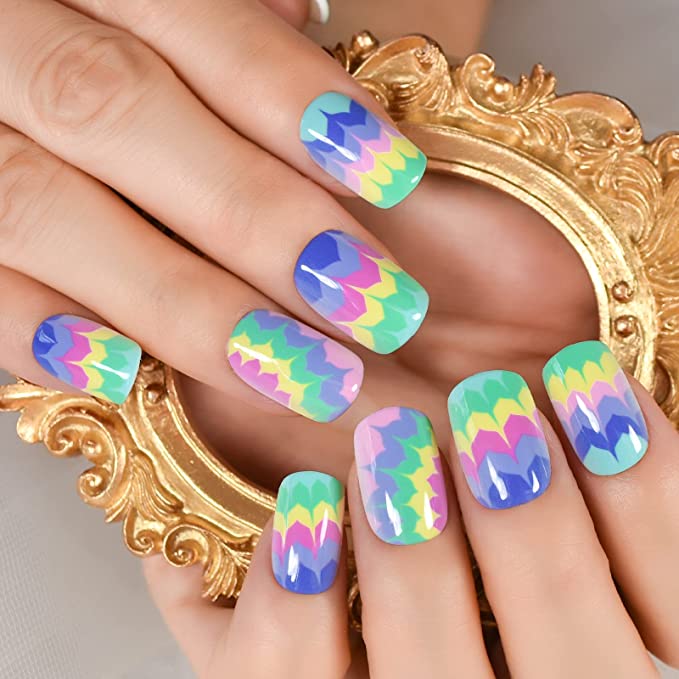 Tie dye nails from amazon