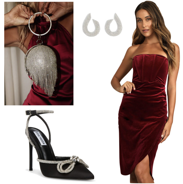 Unsure about what to dress for a formal holiday party? This is your time to go all out with a glam style that is dazzling and trendy for the season.
