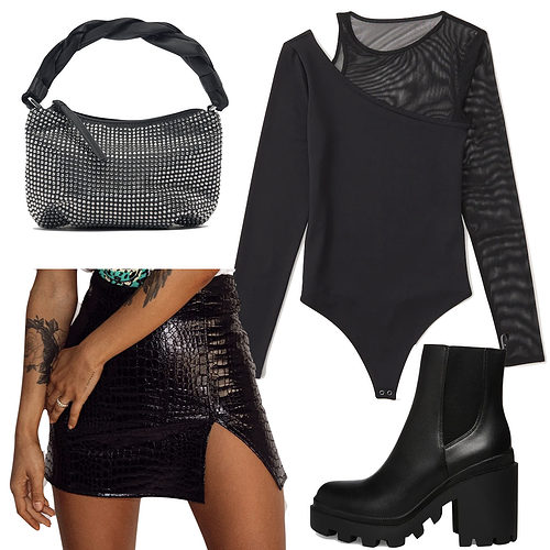 Edgy Clubbing Outfit