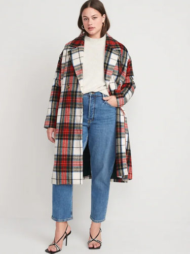 Old Navy Plaid Coat