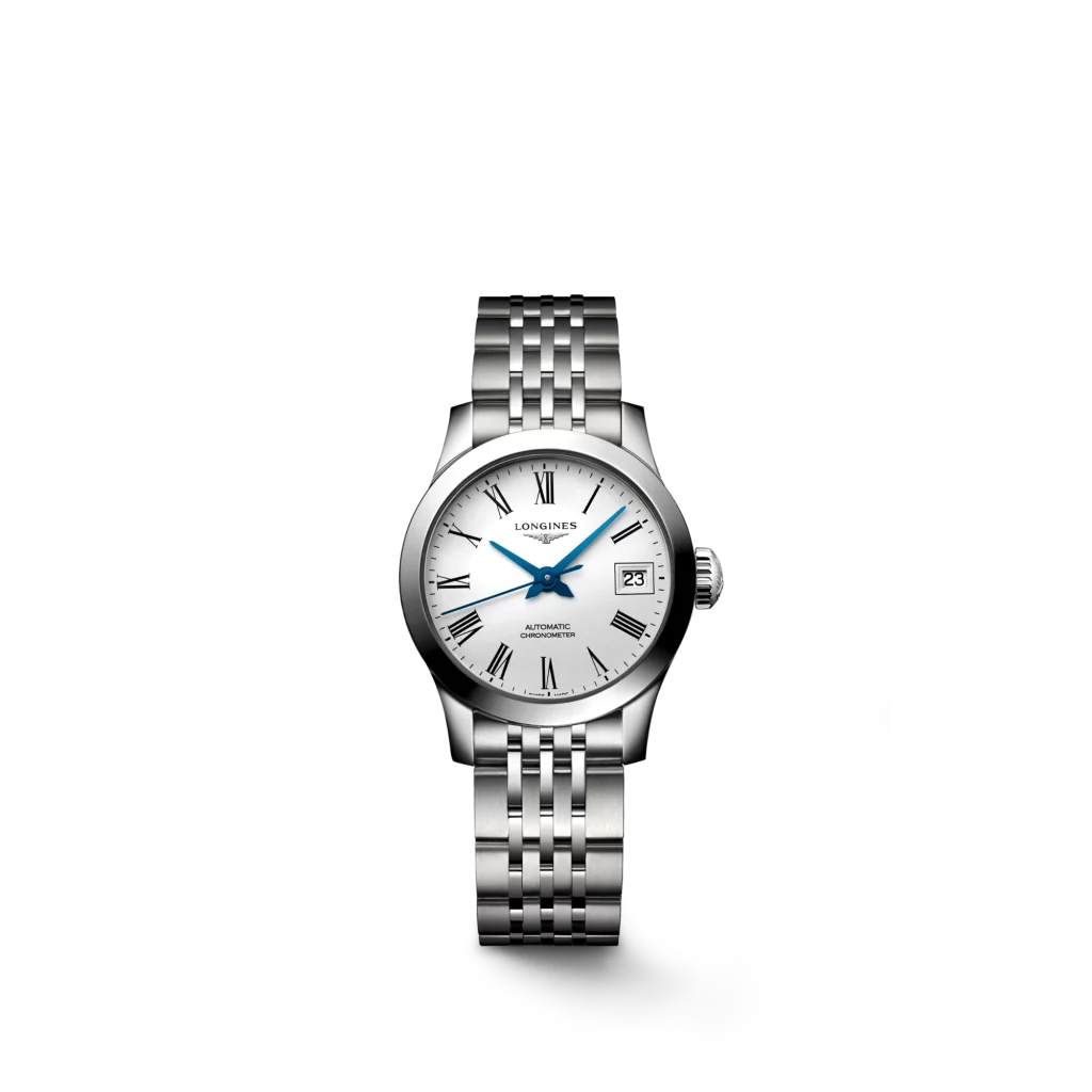 Longines Record Stainless Steel Automatic Watch