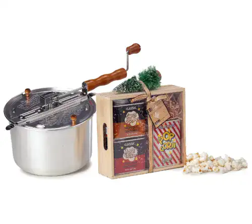 Retro popcorn gift set