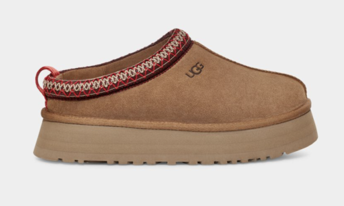 Christmas gifts for college girls - ugg Tazz platform slipper in chestnut