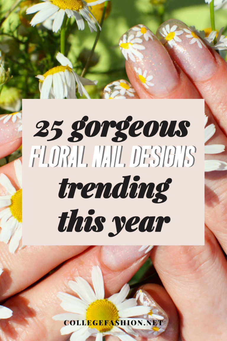 25 Floral Nails to Inspire Your Next Mani - College Fashion